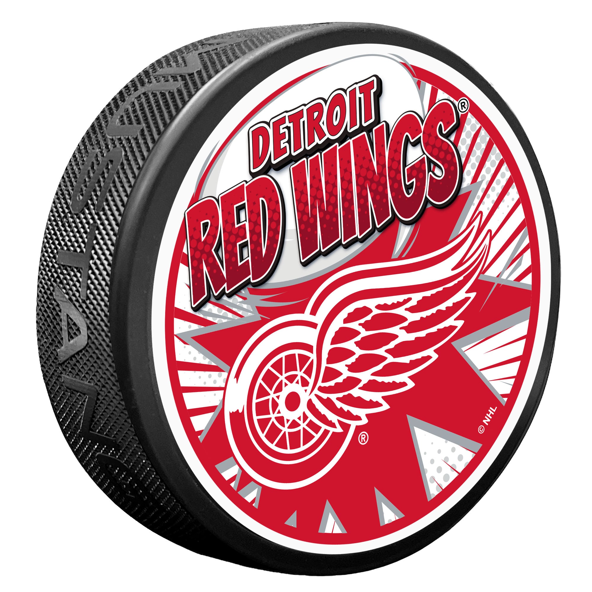 Detroit Red Wings Kaboom Hockey Puck