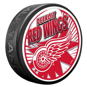 Detroit Red Wings Kaboom Hockey Puck