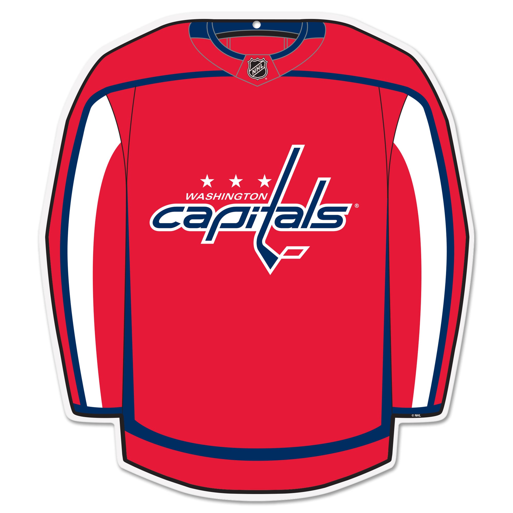 Washington Capitals 22" Home Jersey Wall Sign