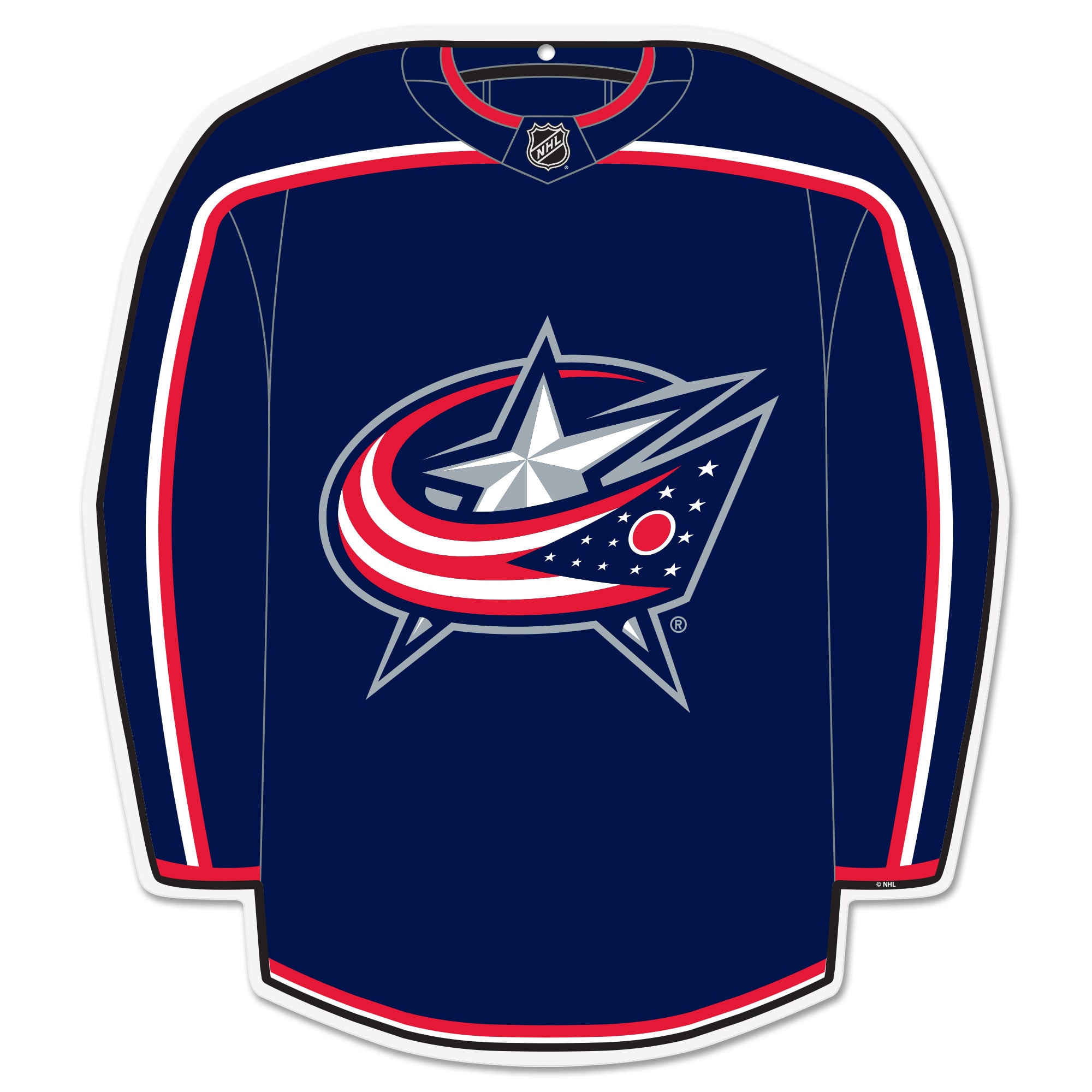 Columbus Blue Jackets 22" Home Jersey Wall Sign