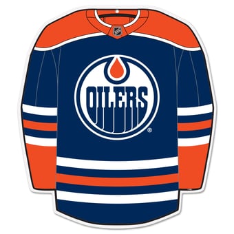 Edmonton Oilers 22" Home Jersey Wall Sign