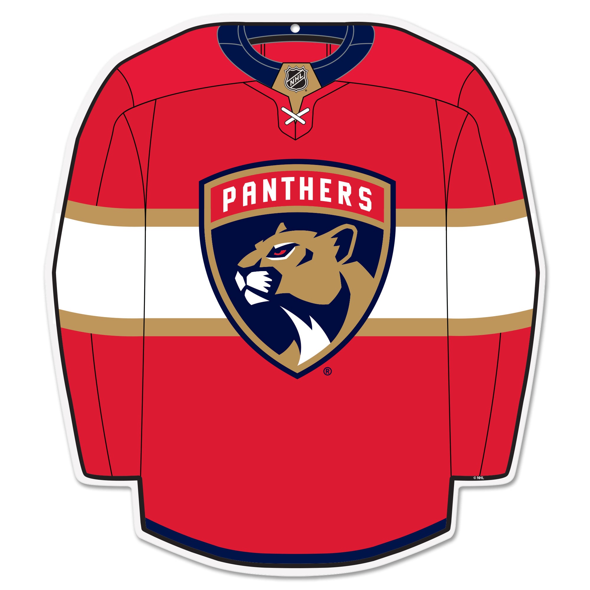 Florida Panthers 22" Home Jersey Wall Sign