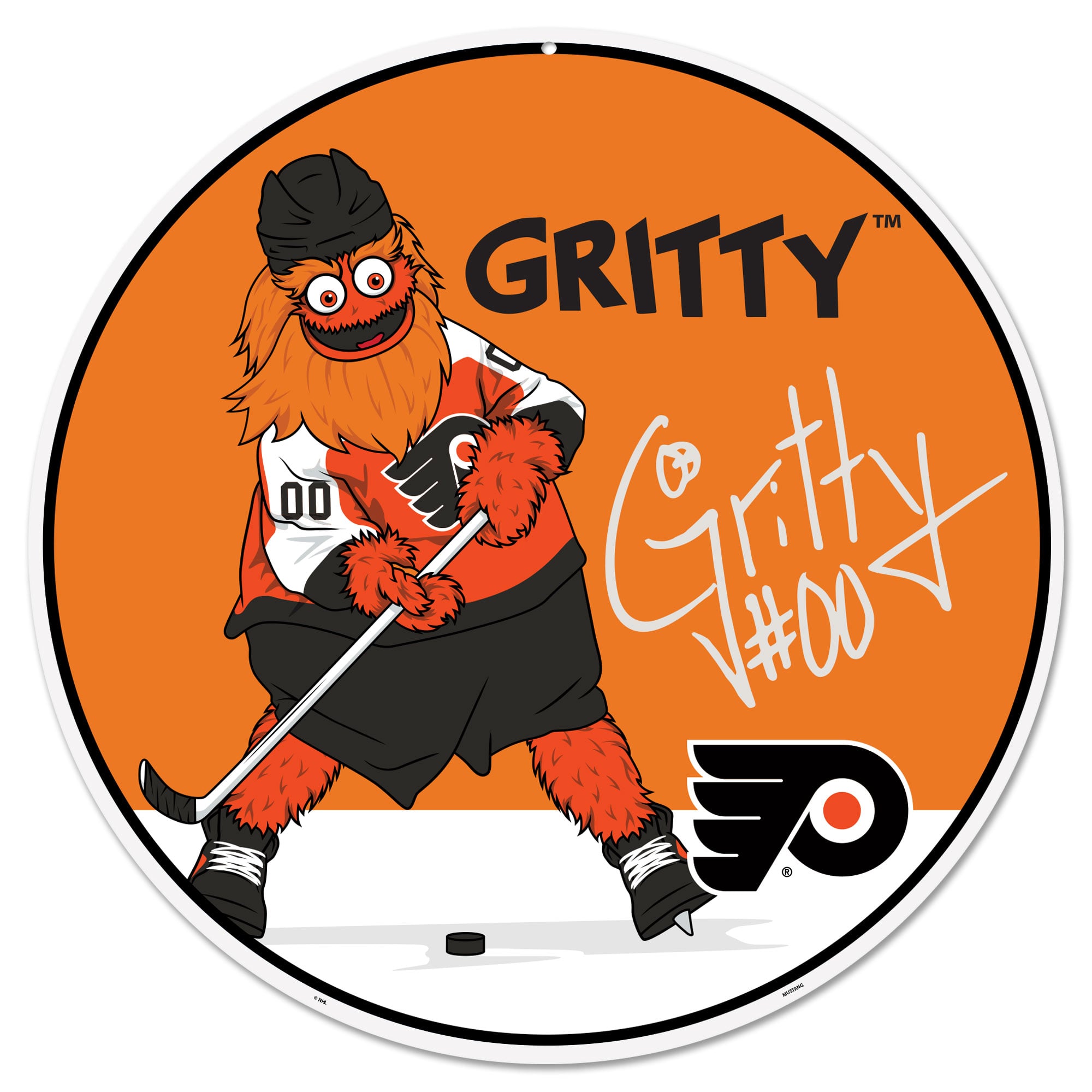 Philadelphia Flyers 22" Gritty Wall Sign