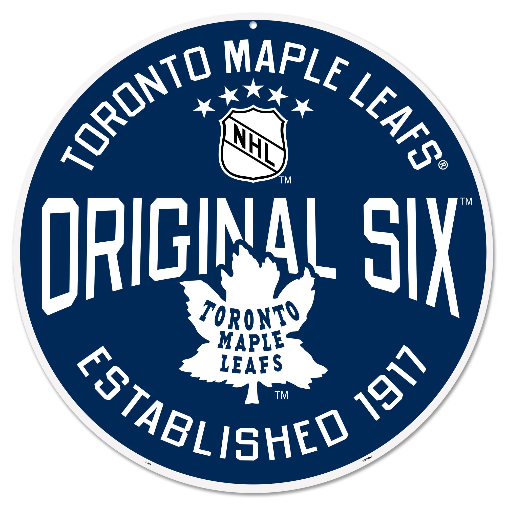 Toronto Maple Leafs 22" Original 6 Wall Sign