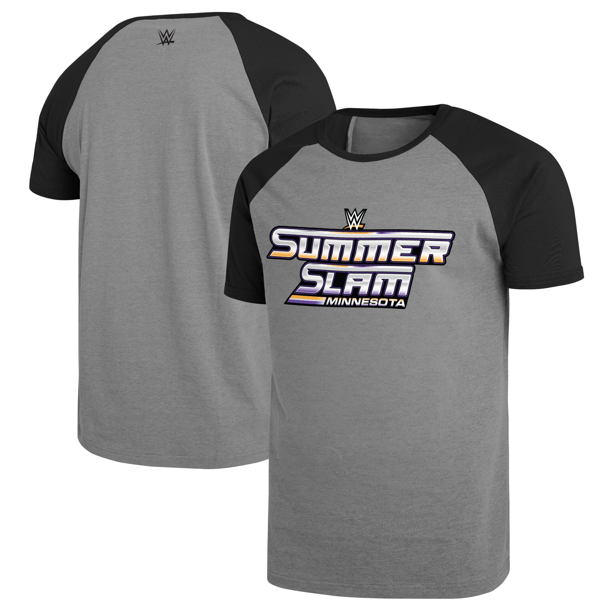 Men's Darius Rucker Collection by Fanatics Gray SummerSlam 2026 Raglan T-Shirt