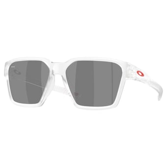 Unisex Oakley Cleveland Browns Briza Matte Clear Sunglasses with Prizm Black Polarized Lenses