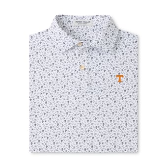 Youth Peter Millar  Gray Tennessee Volunteers Kick Off Performance Jersey Polo