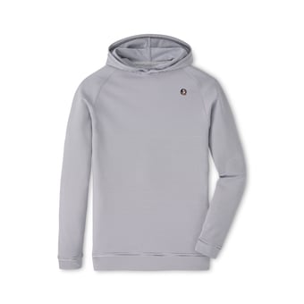 Youth Peter Millar  Gray Florida State Seminoles Pine Sugar Stripe Performance Pullover Hoodie