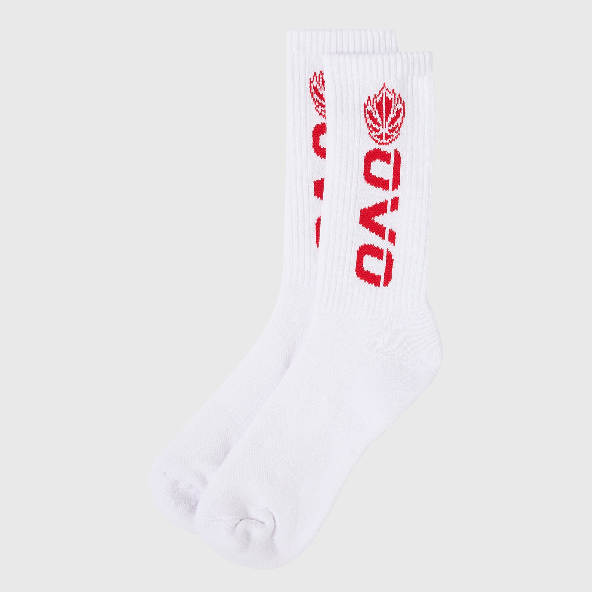 Men's OVO White Canada Basketball Crew Socks