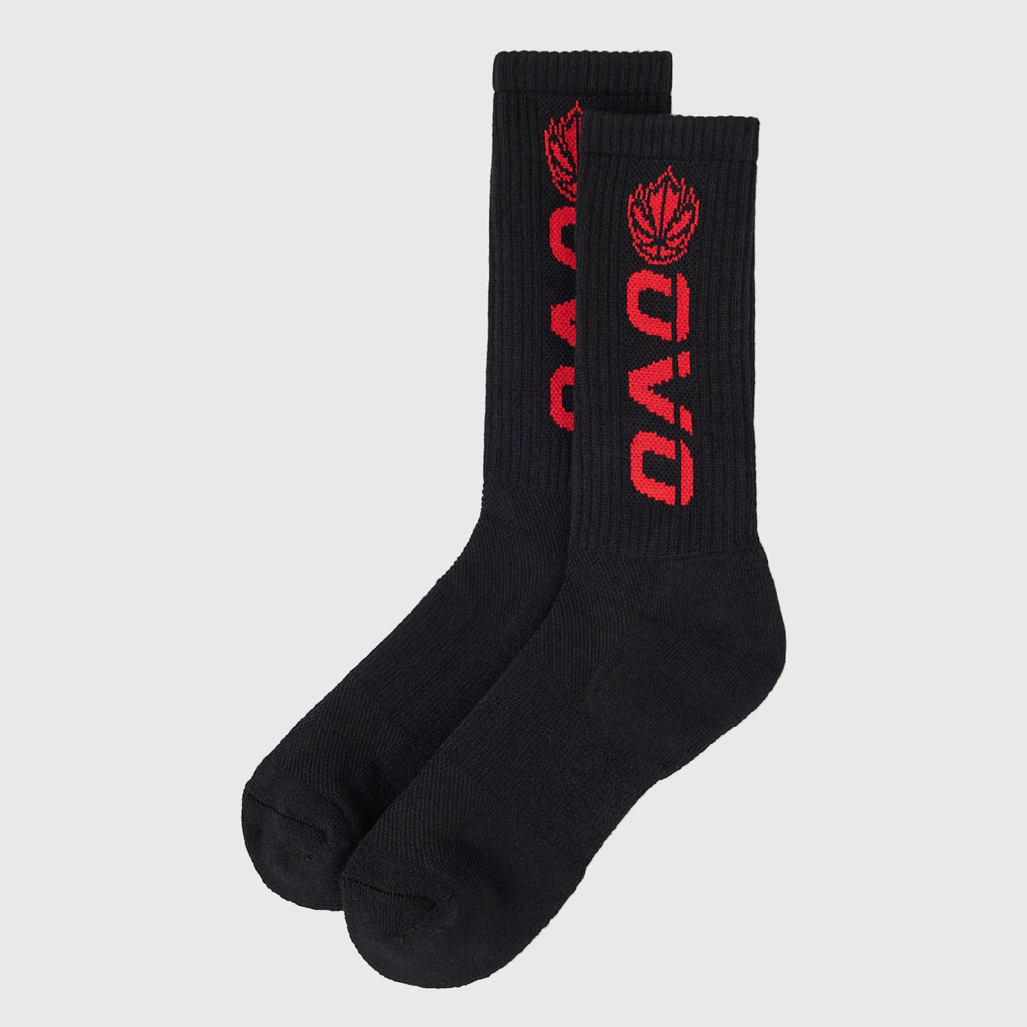 Men's OVO Black Canada Basketball Crew Socks