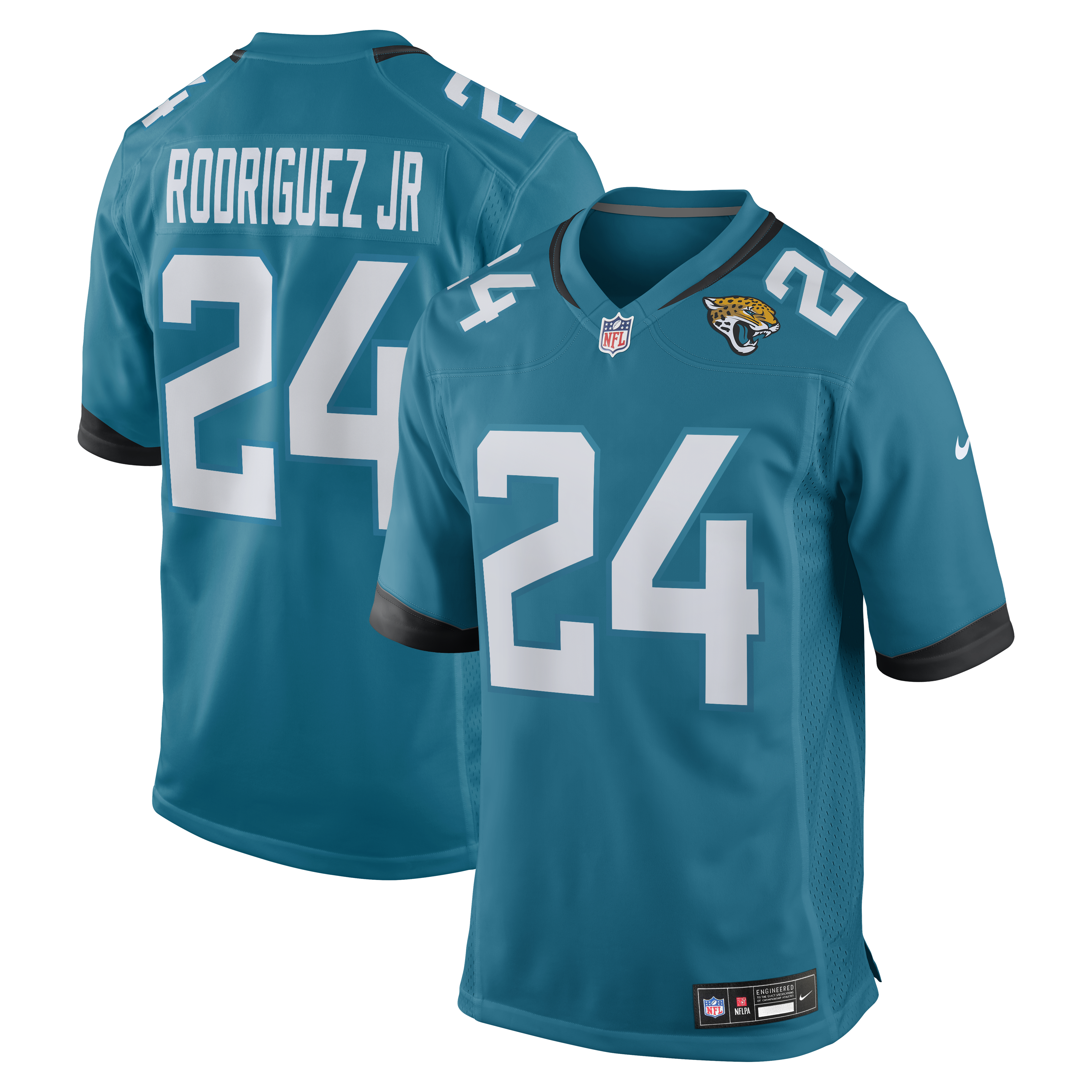 Men's Nike Chris Rodriguez Jr. Teal Jacksonville Jaguars Team Game Jersey