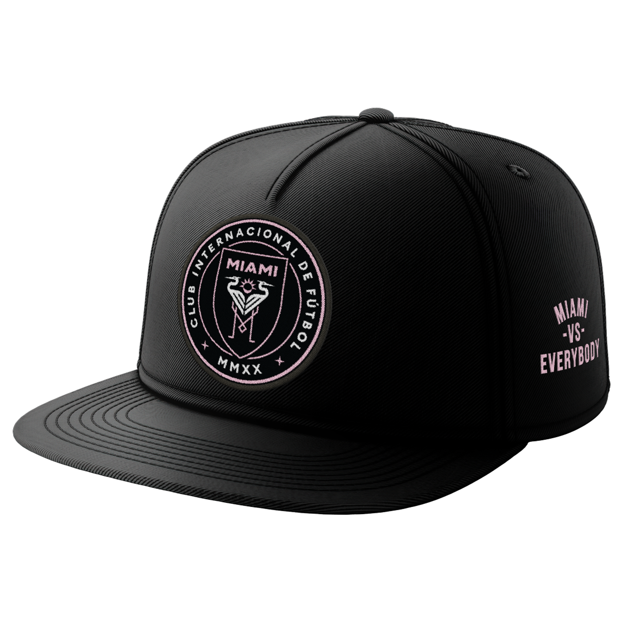 Unisex Paper Planes Black Inter Miami CF Snapback Hat