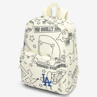 Youth Bonderkage Tan Los Angeles Dodgers Drawing Backpack