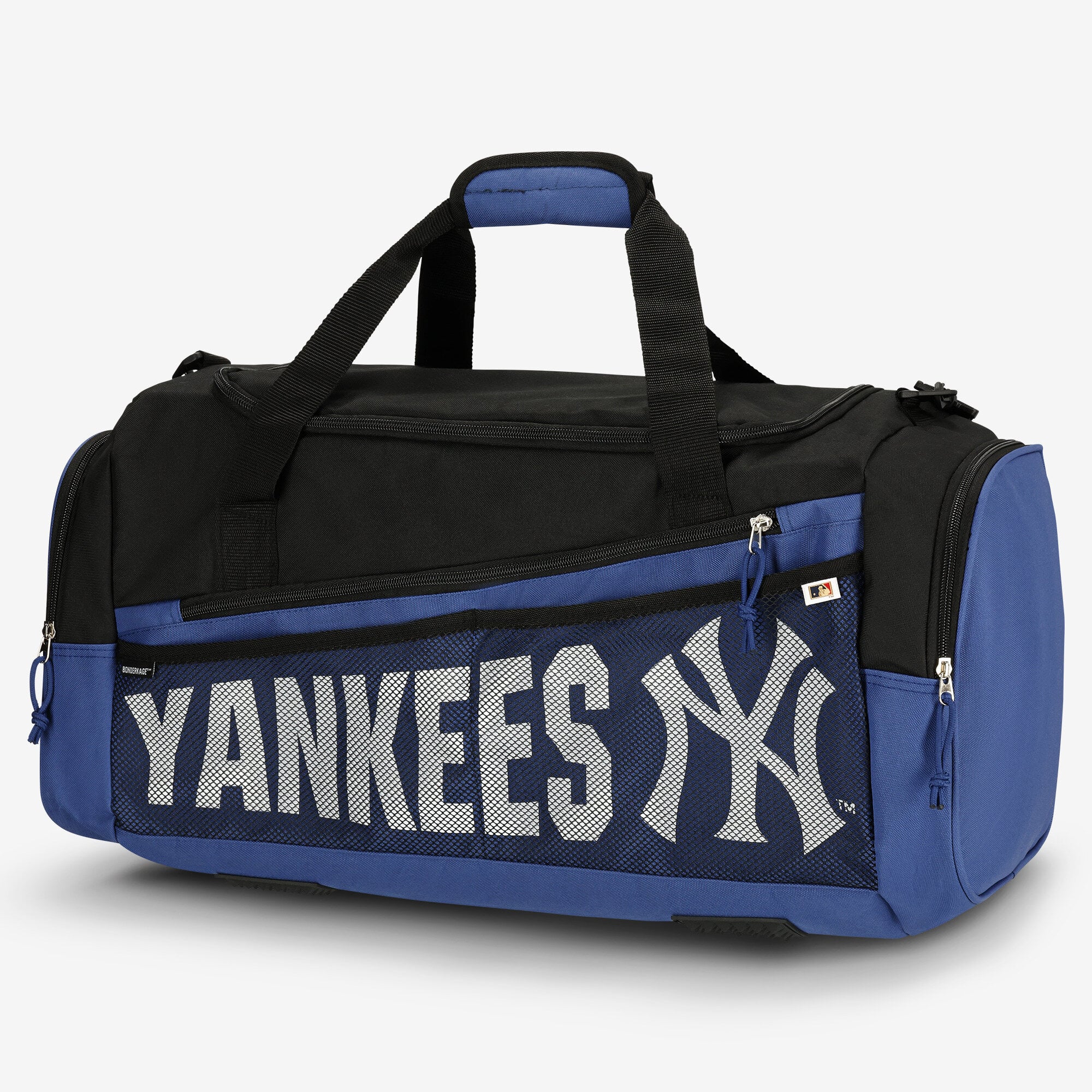 Youth Bonderkage Navy New York Yankees Duffle Bag