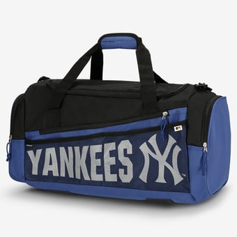 Youth Bonderkage Navy New York Yankees Duffle Bag