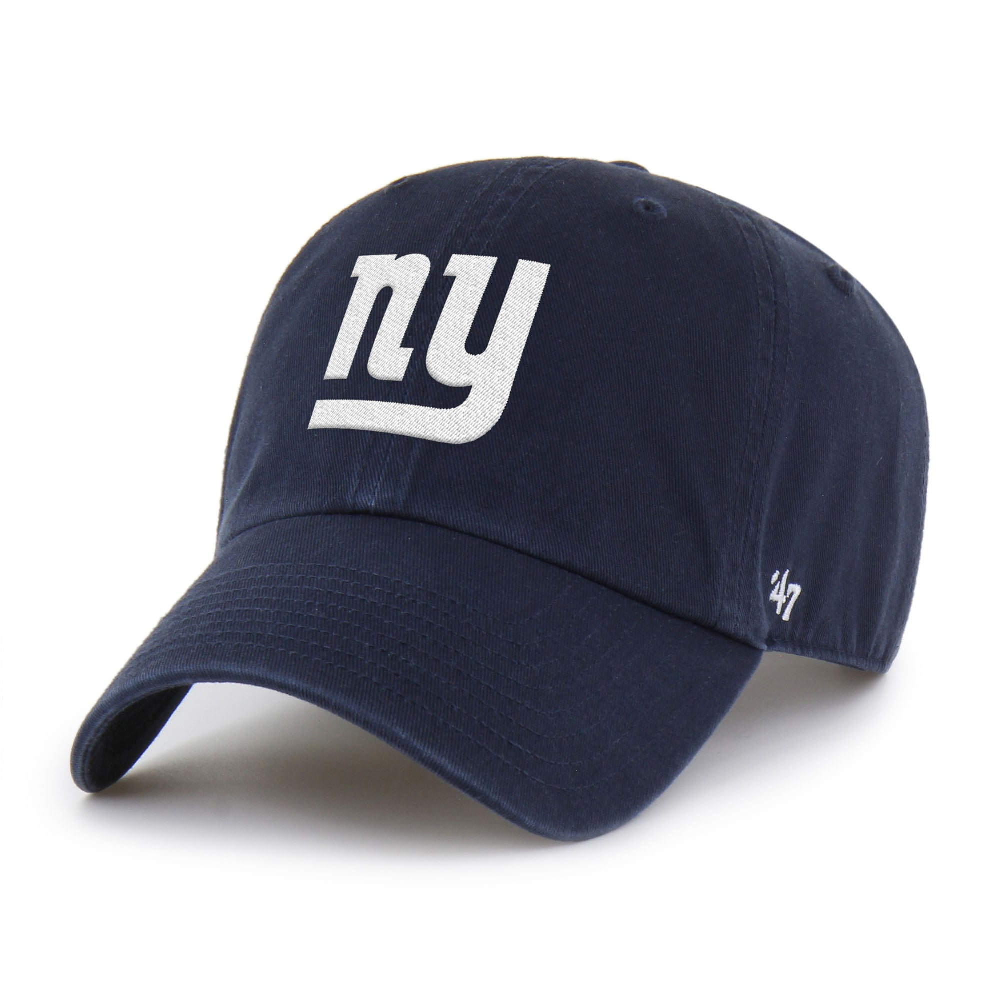 Men's '47 Navy New York Giants Throwback Clean Up Adjustable Hat