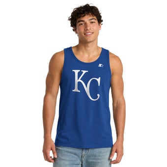 Men's Starter Royal Kansas City Royals Tank Top