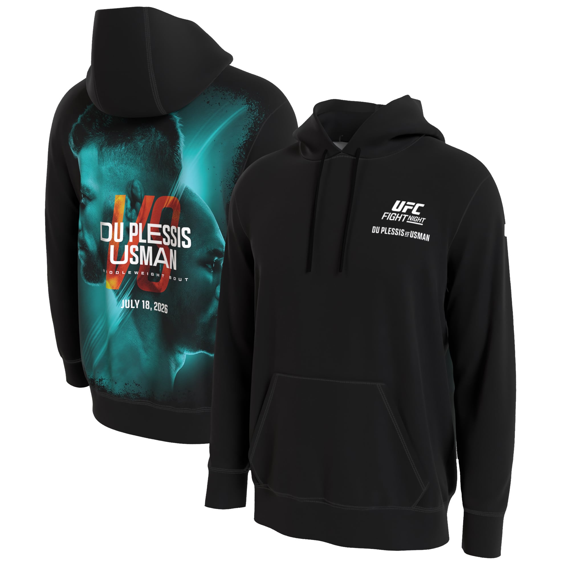 Youth ProSphere Black UFC Fight Night: Du Plessis vs. Usman Hoodie