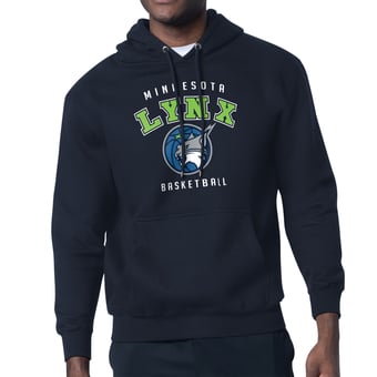 Men's Starter Navy Minnesota Lynx  Logo Graphic Hoodie