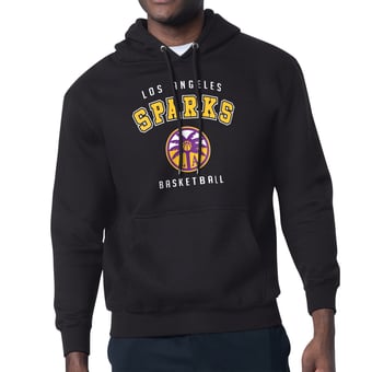 Men's Starter Black Los Angeles Sparks  Logo Graphic Hoodie
