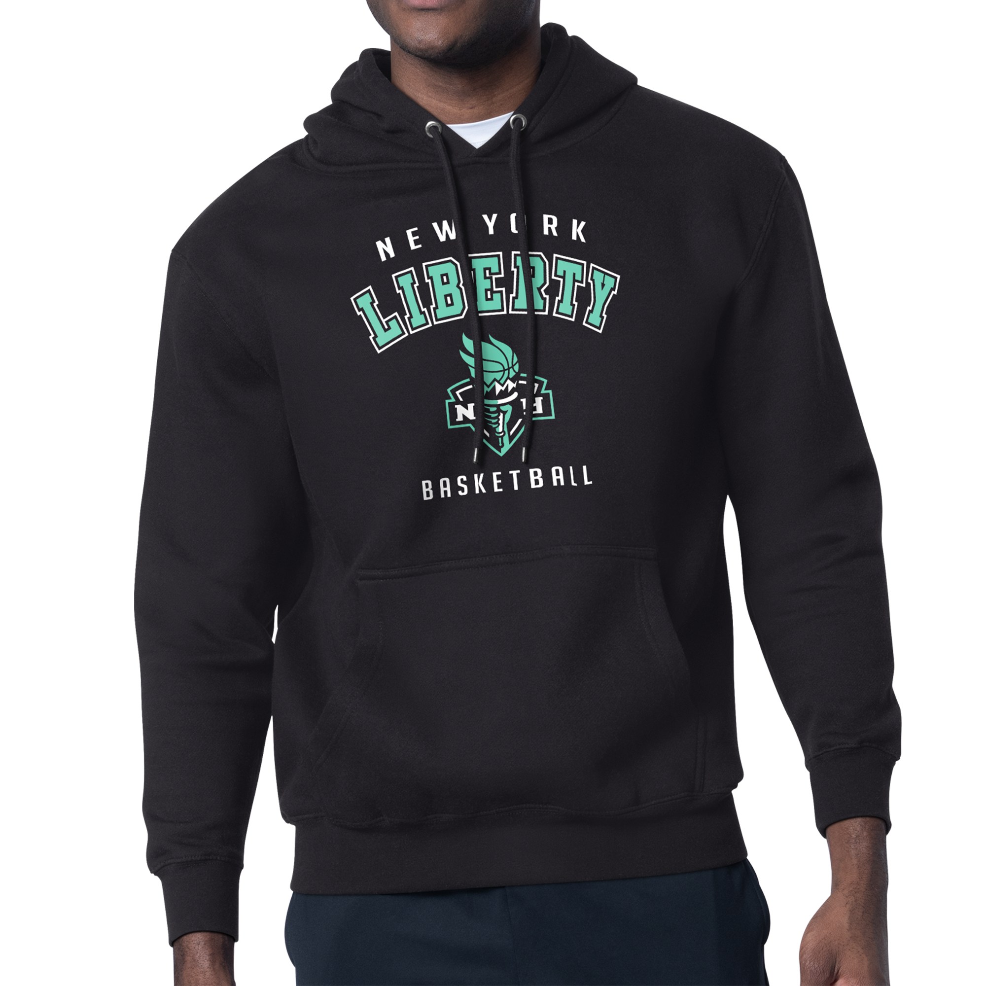 Men’s Starter Black New York Liberty Logo Graphic Hoodie Men’s Starter Black New York Liberty Logo Graphic Hoodie