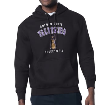 Men's Starter Eclipse Black Golden State Valkyries  Logo Graphic Hoodie