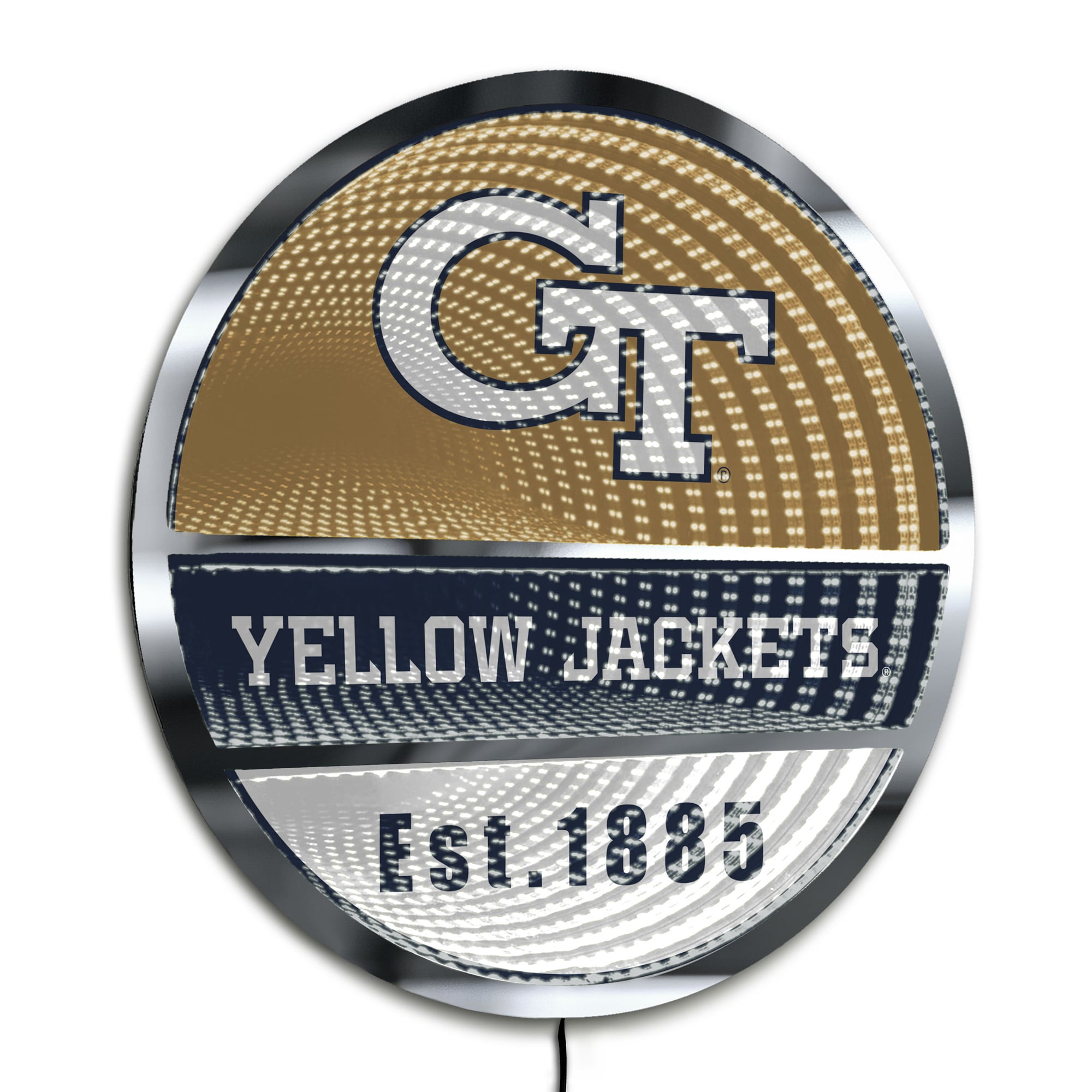 Georgia Tech Yellow Jackets Three-Cell Circular Infinity Light