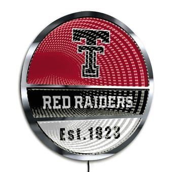 Texas Tech Red Raiders Three-Cell Circular Infinity Light