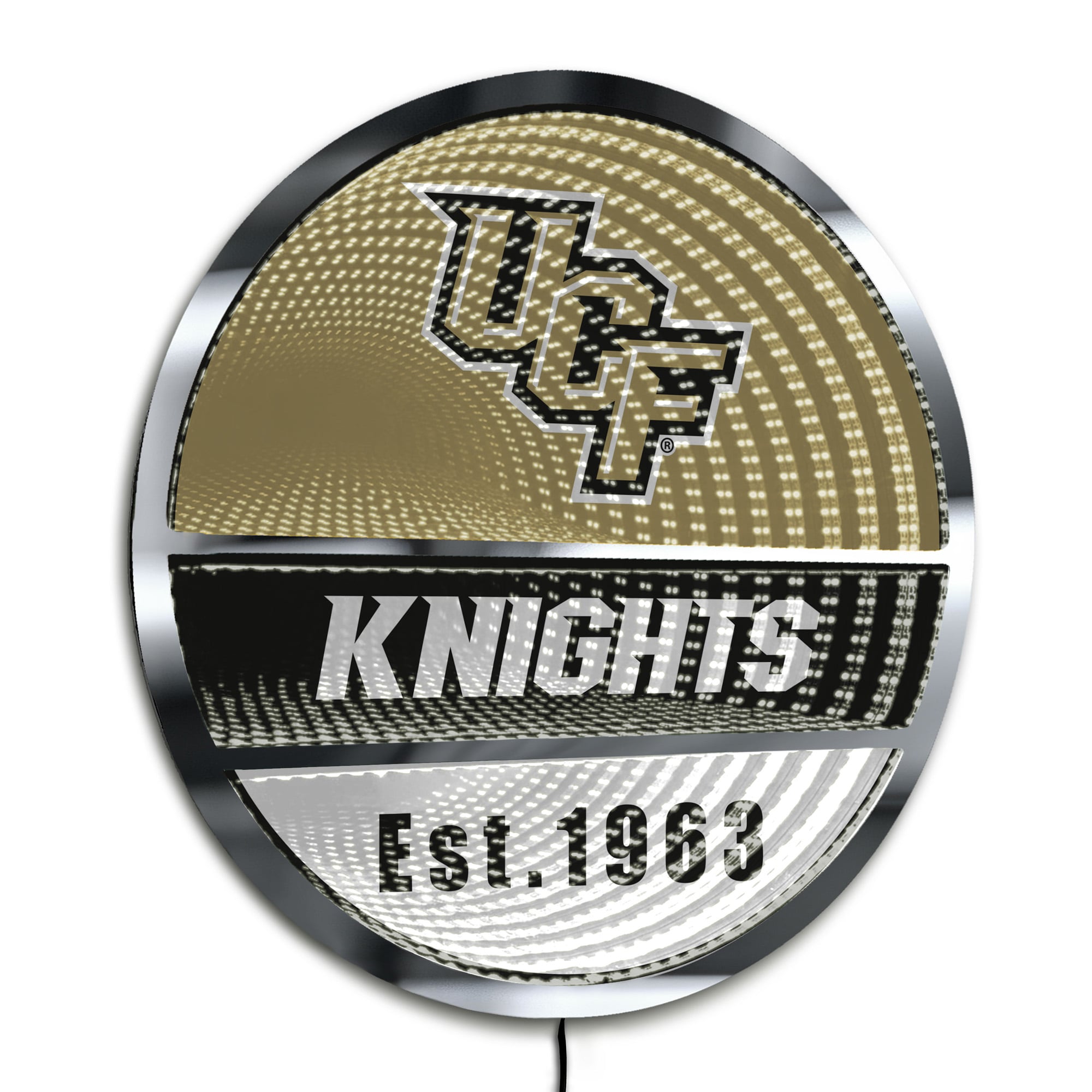 UCF Knights Three-Cell Circular Infinity Light