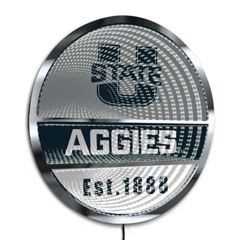 Utah State Aggies Three-Cell Circular Infinity Light