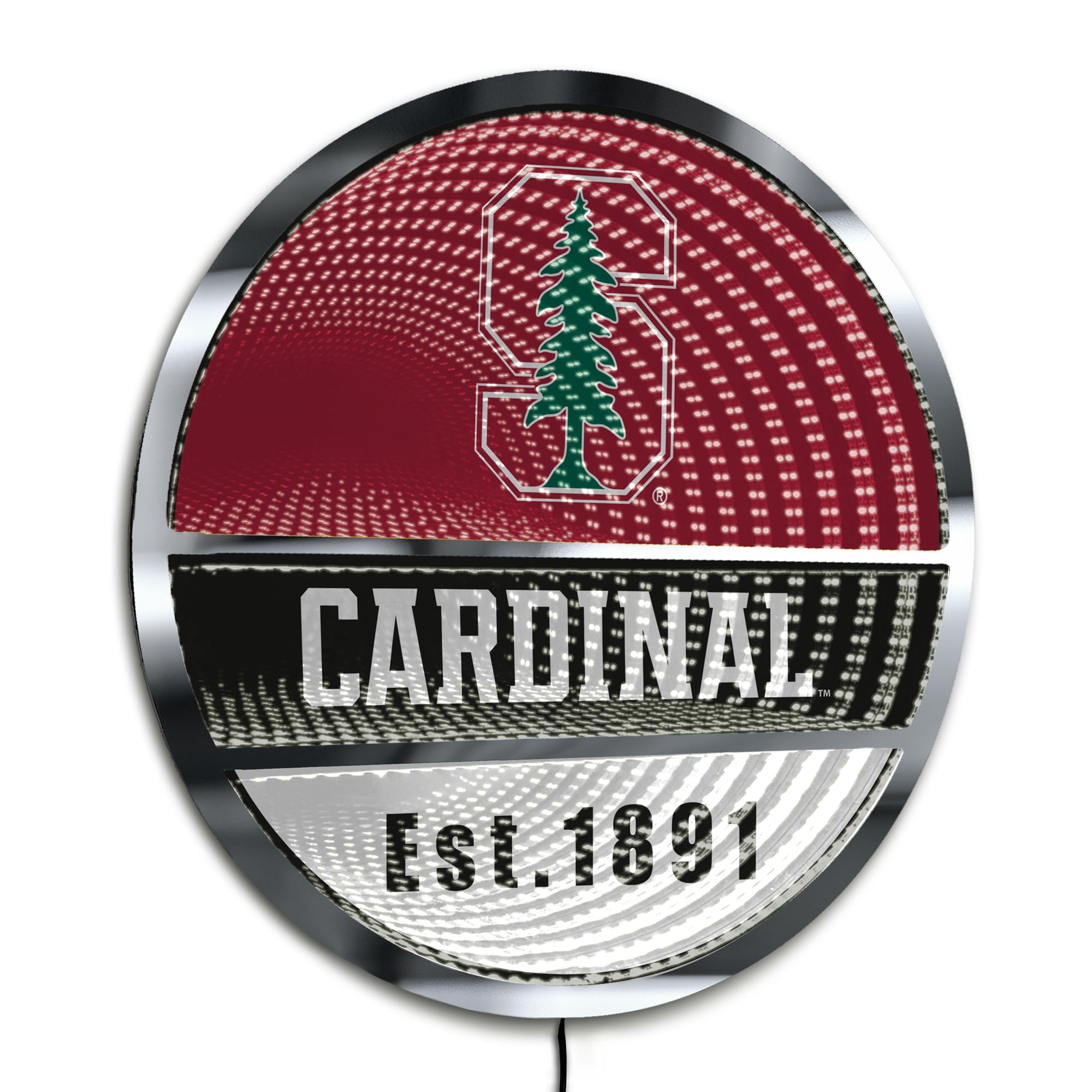 Stanford Cardinal Three-Cell Circular Infinity Light