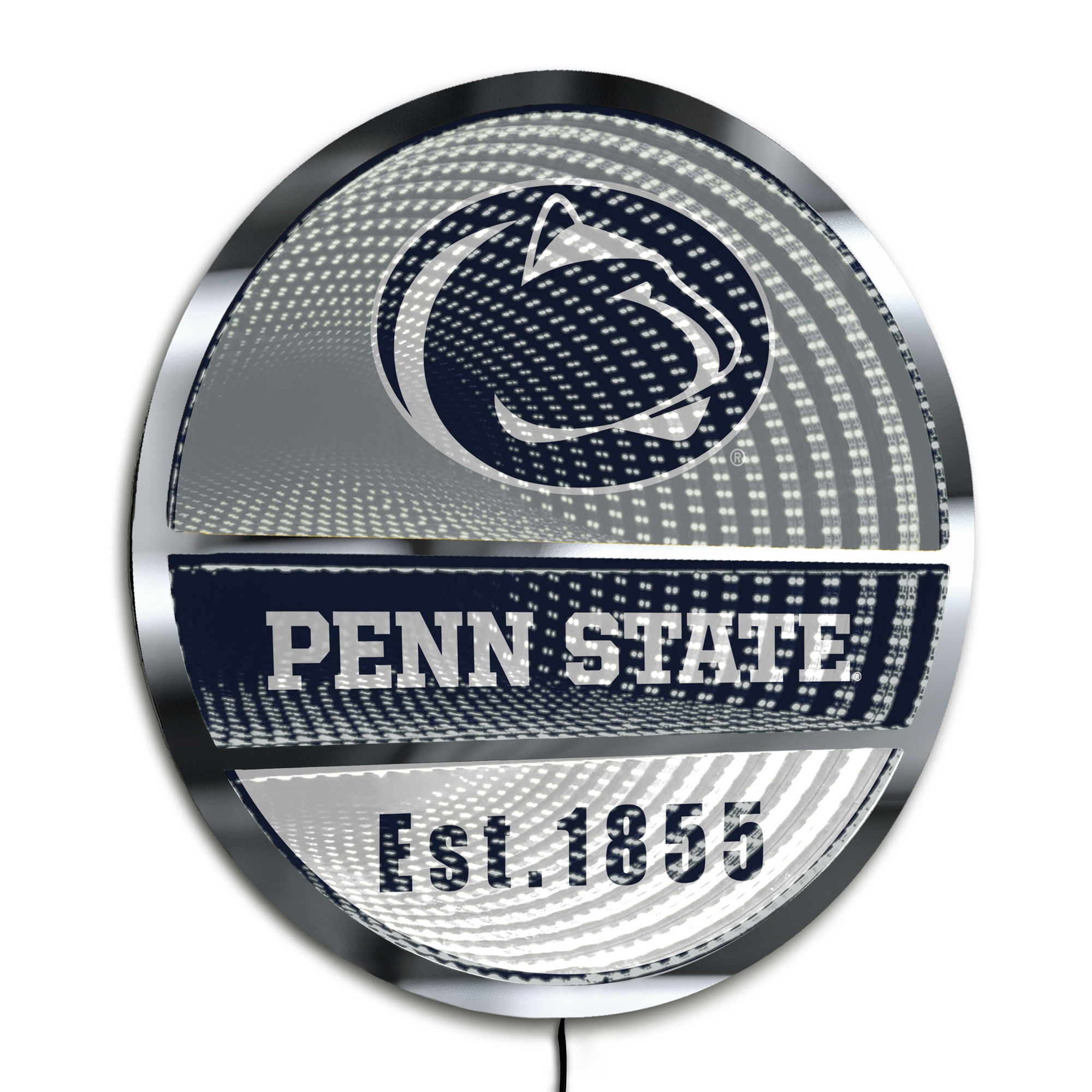 Penn State Nittany Lions Three-Cell Circular Infinity Light
