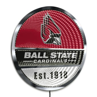 Ball State Cardinals Three-Cell Circular Infinity Light