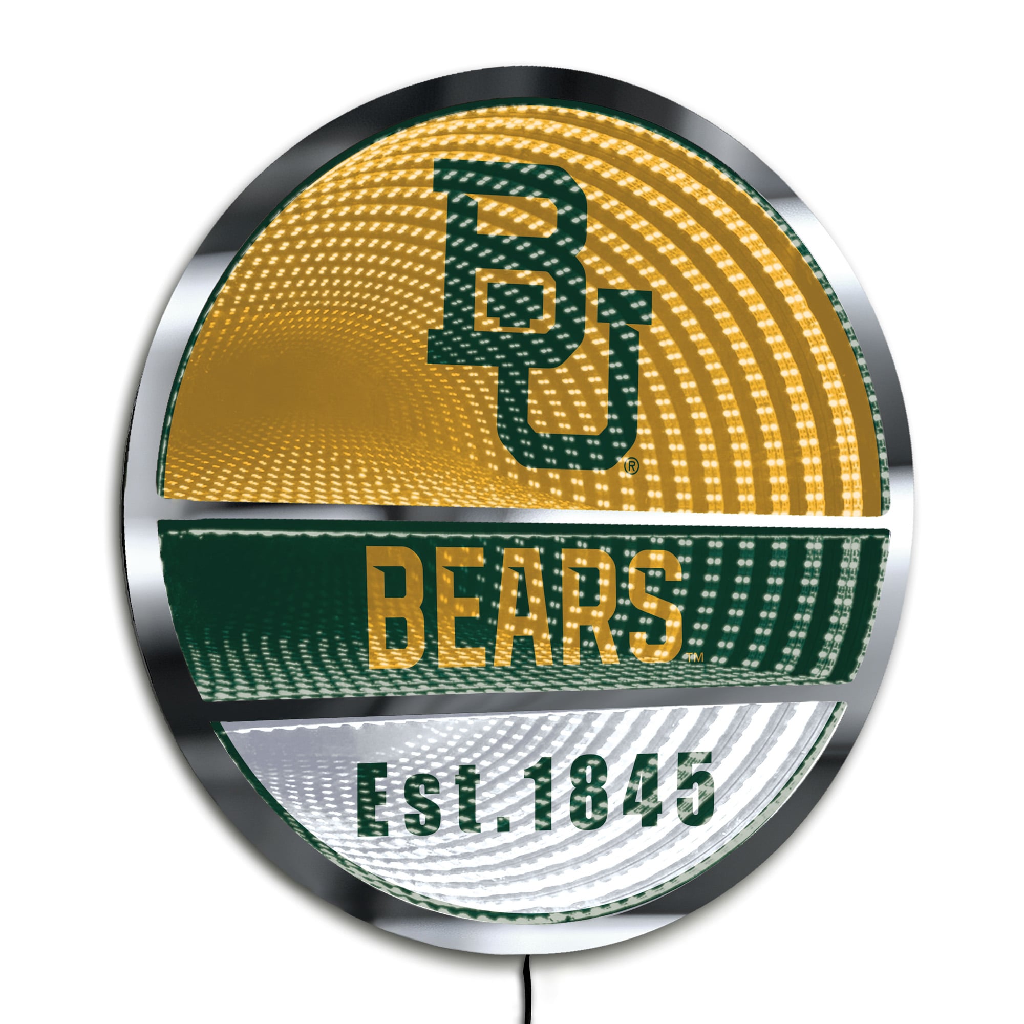Baylor Bears Three-Cell Circular Infinity Light
