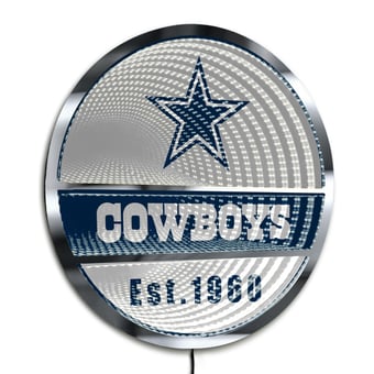 Dallas Cowboys Three-Cell Circular Infinity Light