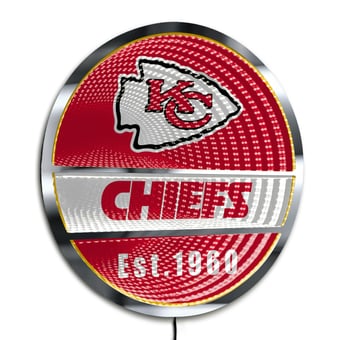 Kansas City Chiefs Three-Cell Circular Infinity Light