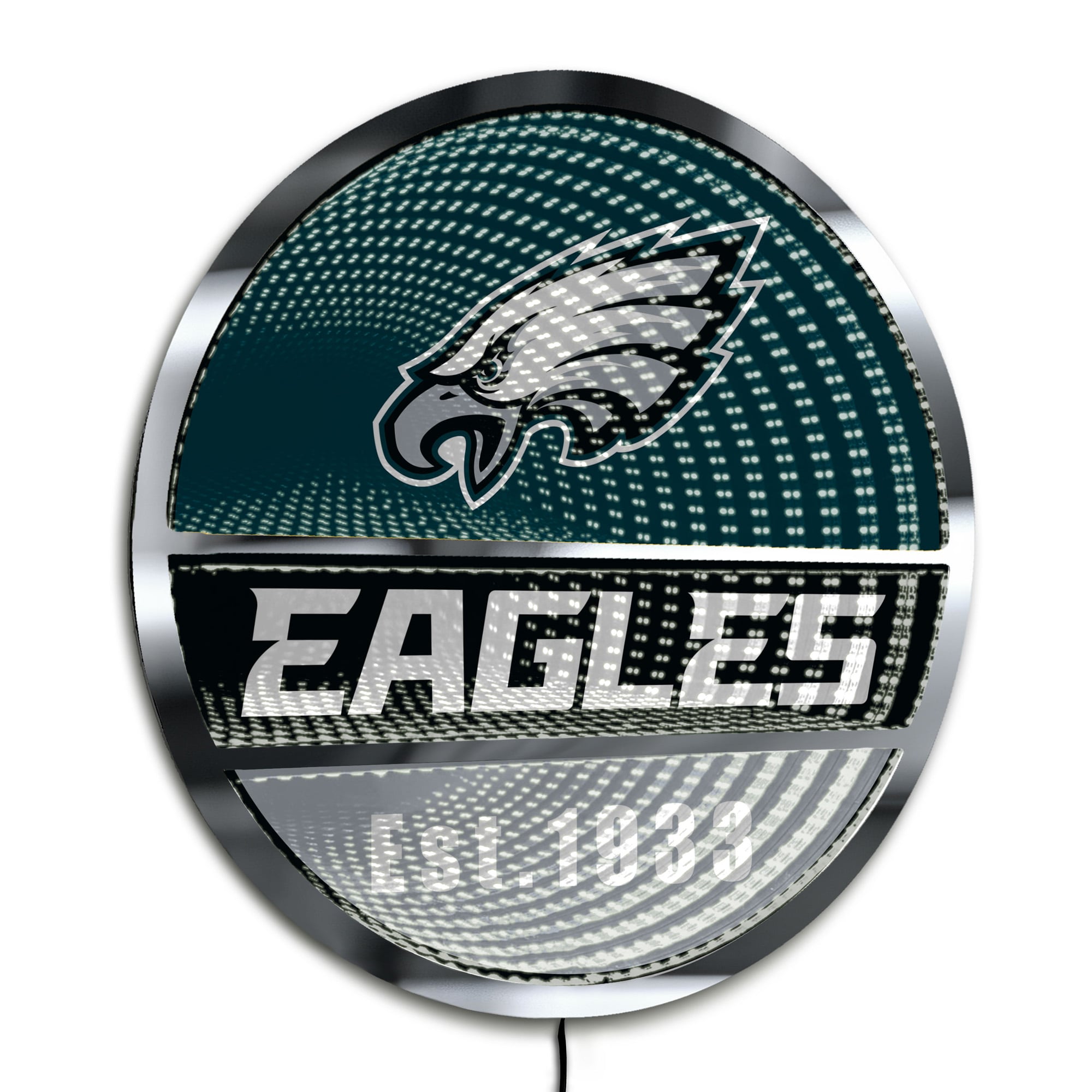 Philadelphia Eagles Three-Cell Circular Infinity Light
