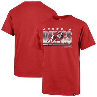 Youth '47 Red Georgia Bulldogs Thunder Rip Franklin T-Shirt
