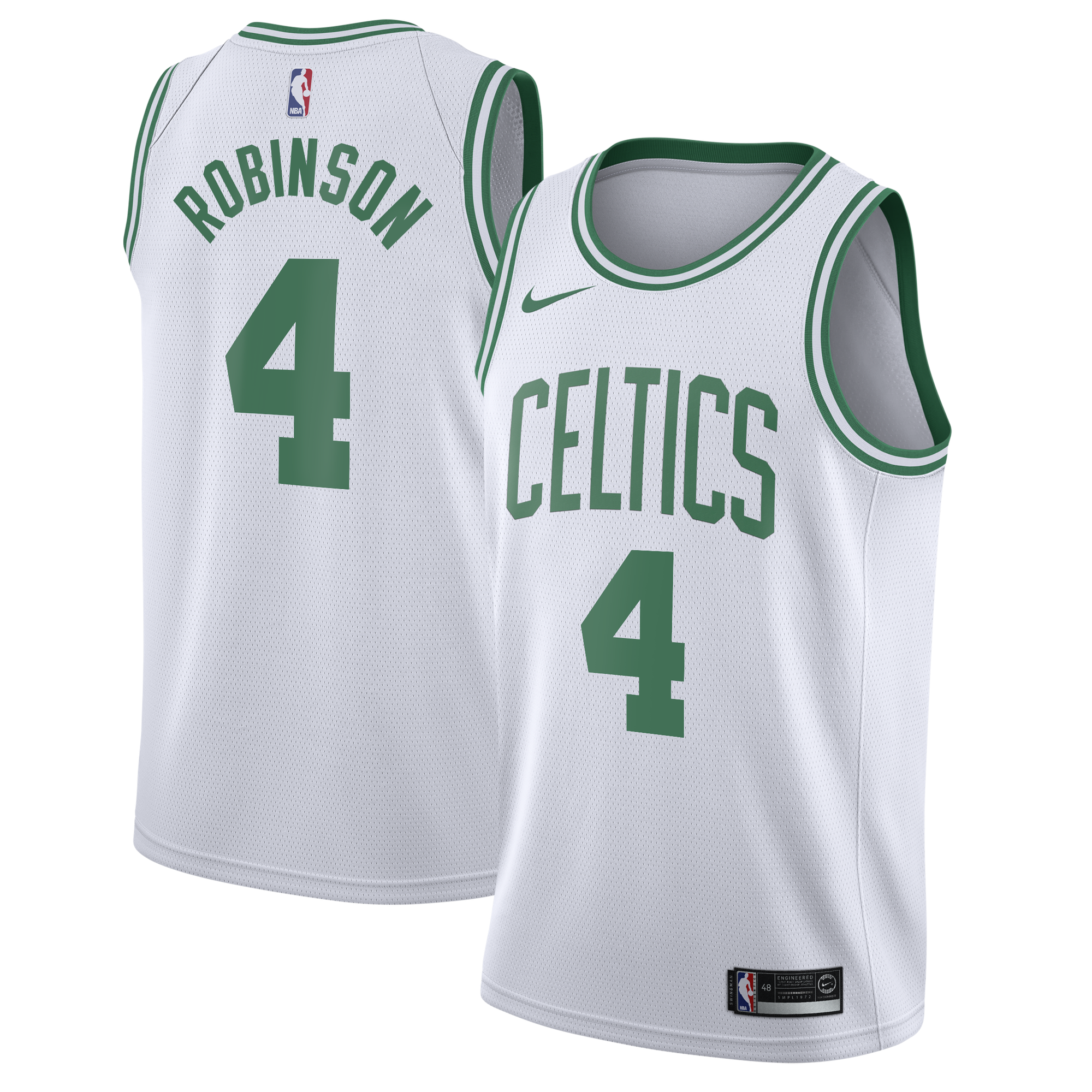 Boston Celtics Association Edition Swingman-Trikot – Weiß – Mitchell Robinson – Jugend