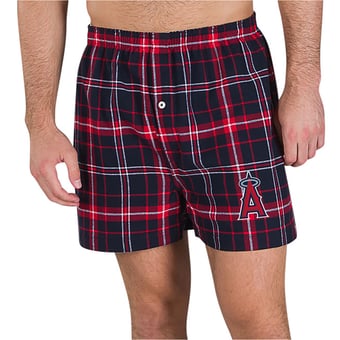 Men's Concepts Sport Navy/Red Los Angeles Angels Ultimate Flannel Boxers
