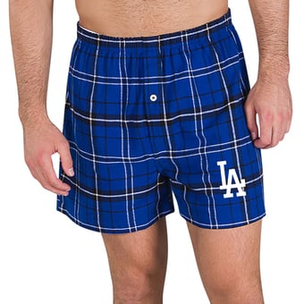 Men's Concepts Sport Royal/Black Los Angeles Dodgers Ultimate Flannel Boxers