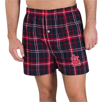 Men's Concepts Sport Navy/Red St. Louis Cardinals Ultimate Flannel Boxers