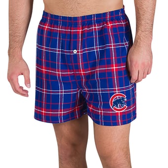 Men's Concepts Sport Royal/Red Chicago Cubs Ultimate Flannel Boxers
