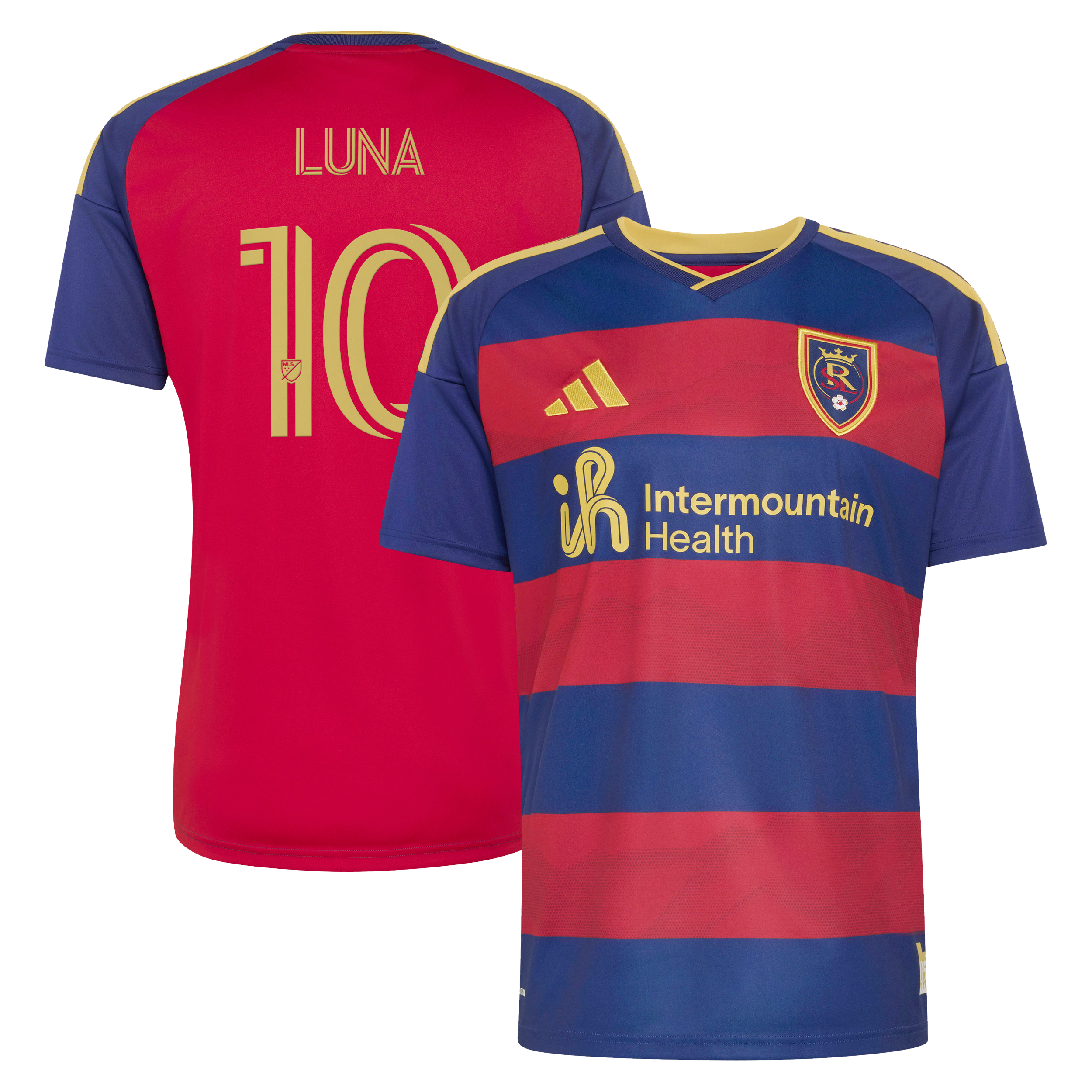 Men's adidas Diego Luna Red Real Salt Lake 2026 The Switchback Replica Jersey