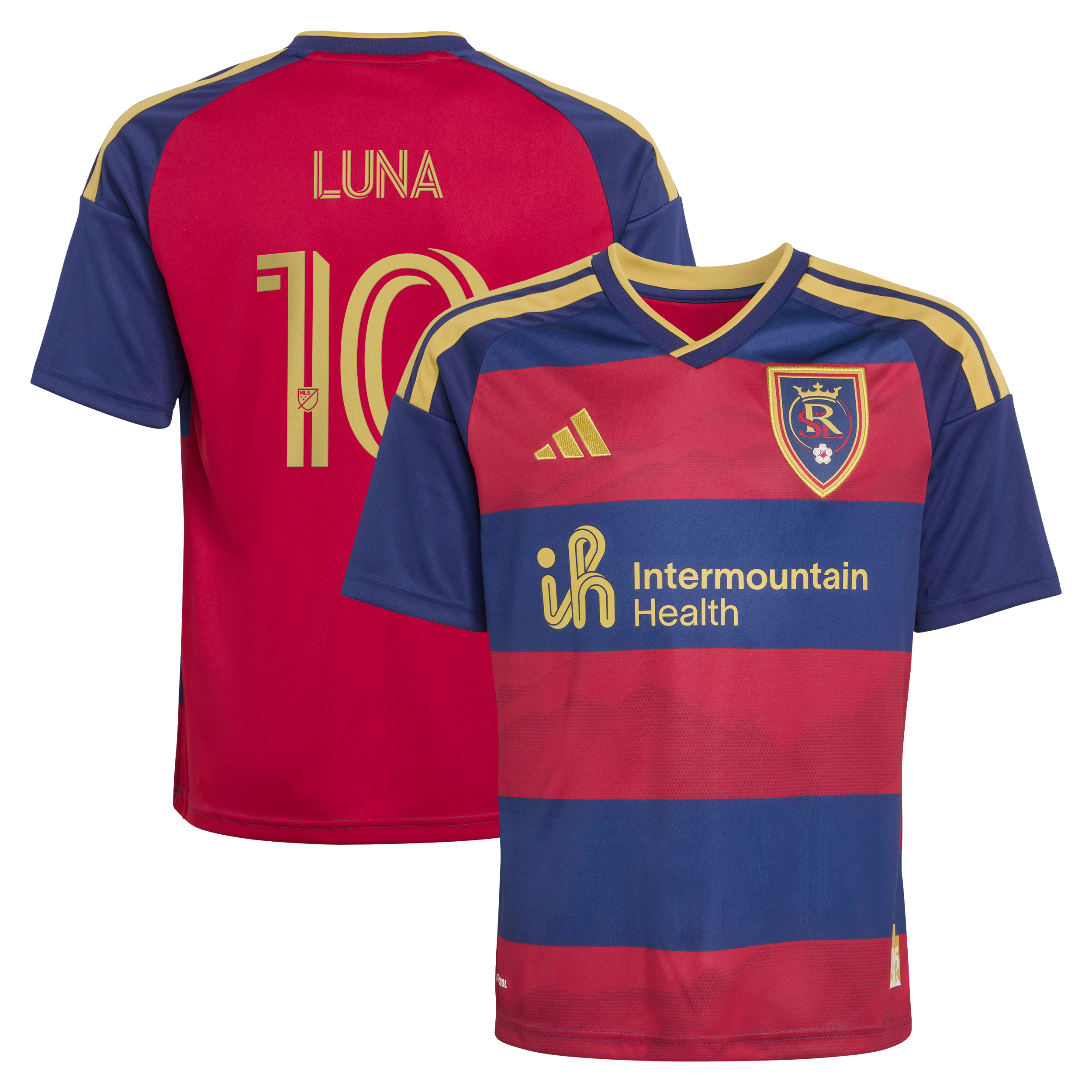 Youth adidas Diego Luna Red Real Salt Lake 2026 The Switchback Replica Jersey