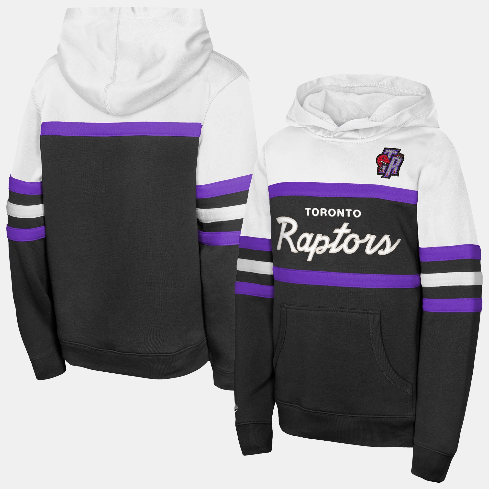 Youth Mitchell & Ness  Black Toronto Raptors Head Coach Hoodie