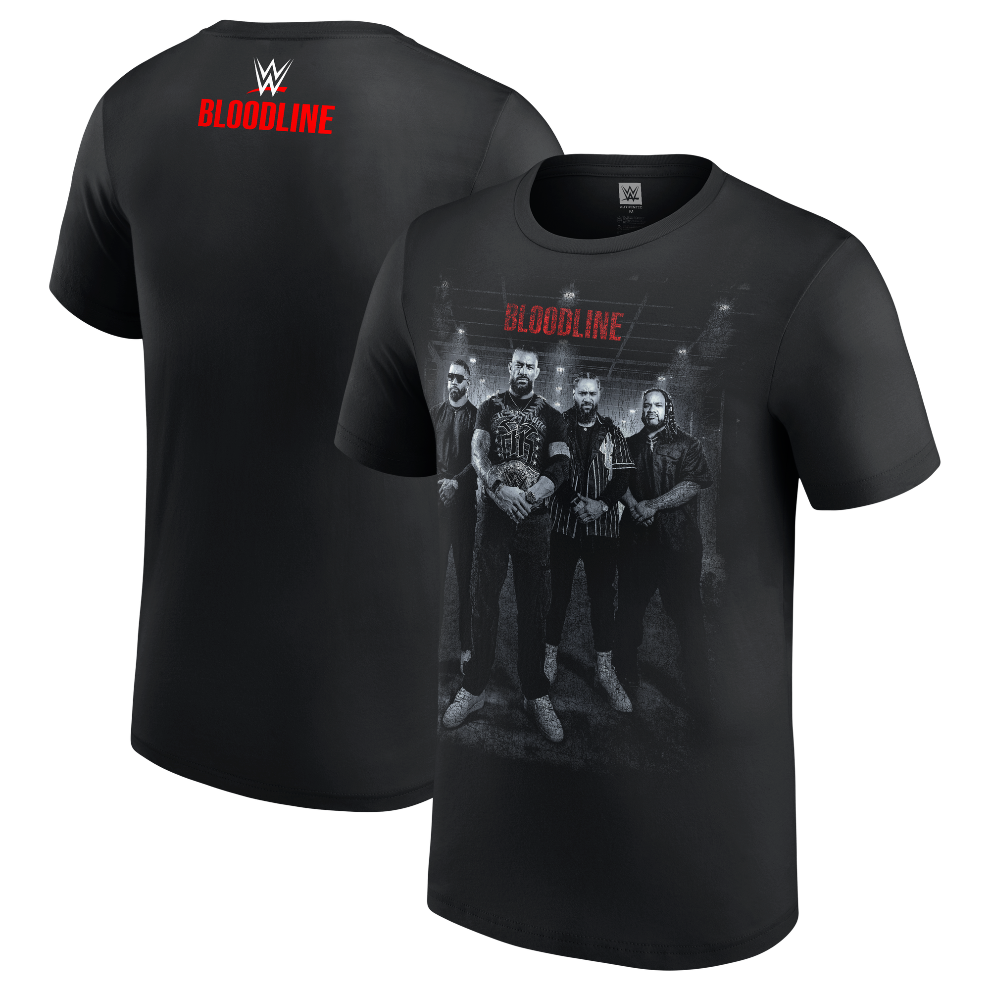 Youth Black The Bloodline Authentic Photo T-Shirt