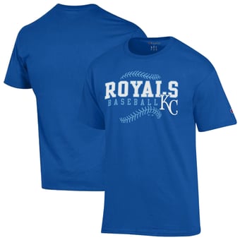 Men's Champion Royal Kansas City Royals Baseball T-Shirt