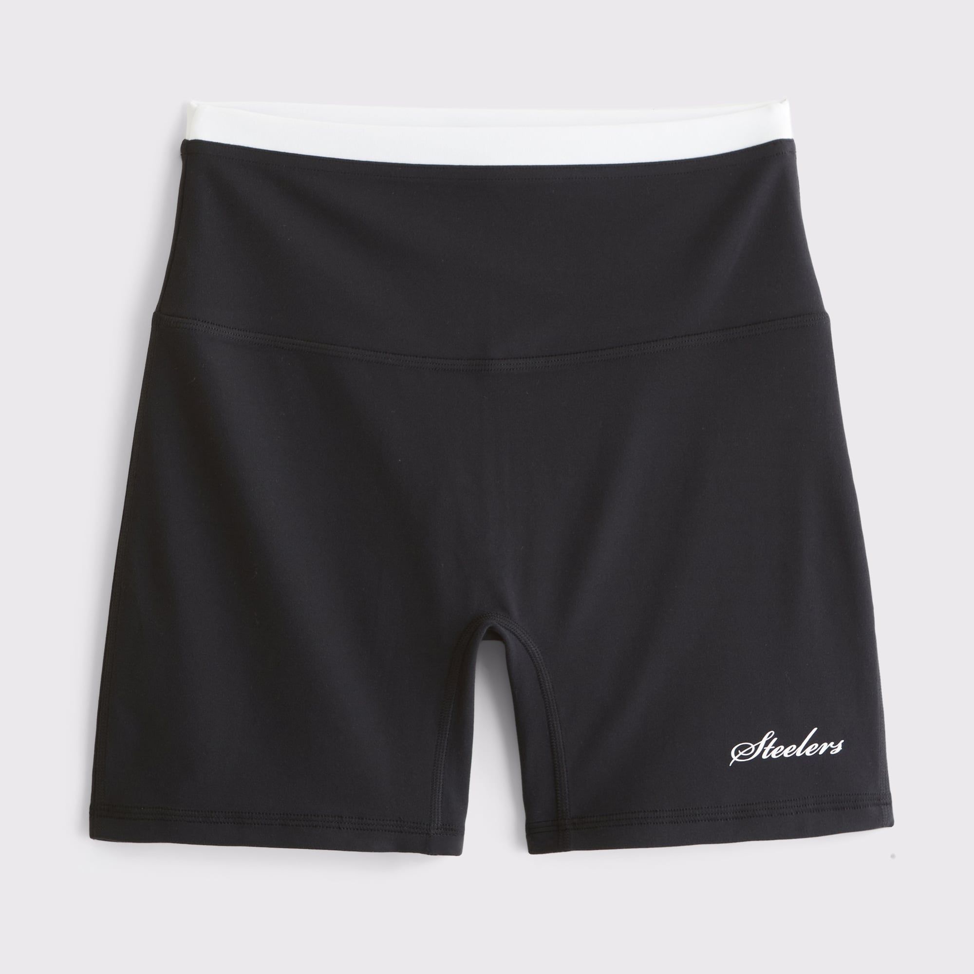 Schwarze Pittsburgh Steelers YPB studioFLEX Radlerhose von Abercrombie & Fitch für Damen