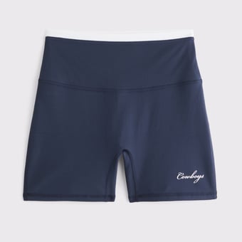 Women's Abercrombie & Fitch Navy Dallas Cowboys YPB studioFLEX Bike Short